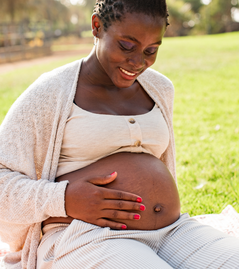 Happy Pregnancy Woman